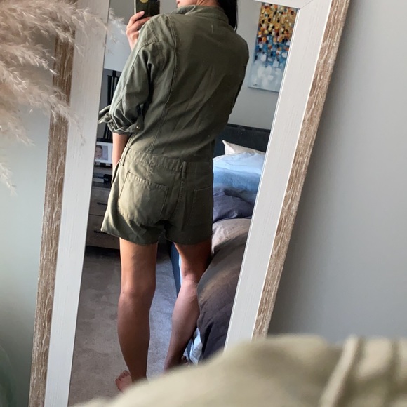 Frame denim military romper - Picture 2 of 5